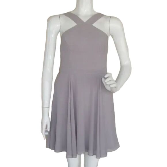 LULU'S Dress, M, Forevermore Gray, Wide straps - Picture 1 of 9